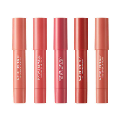 Byflower Eco Crayon Lip Velvet /Lipstick Lip Cheek Multi Crayon (Smooth Glide)