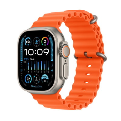 Ultra249mmTitaniumCaseOrangeOceanBandMREH3KHA