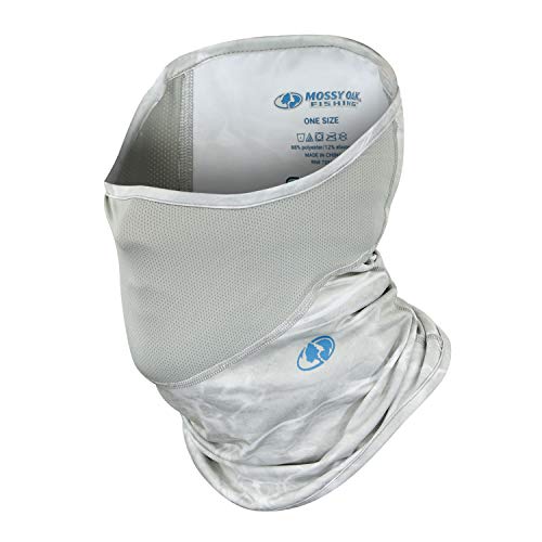 Mossy Oak Elements Fishing Mask with Breathable Mesh & UPF Protection