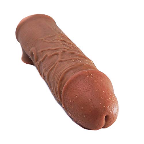 8.5 inch Toys Safety Realistic and Durable Male T-Shirt Extender Enlarger Extension Sheath Elastic Long Lasting Time Size Sleeve Stamina Enhancer-