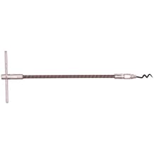 Allpax Flexible Packing Hook (No. 2) - 11 Inches Long, Flexible Wound-wire Shaft, Steel Corkscrew-style Tip and Comfort T-Handle (AX1211)