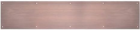 Hardware Essentials 852748, Aluminum Kick Plate for Doors, Antique Bronze Finish