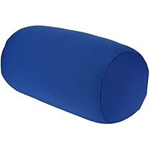 Pillow, Micro Mini Microbead Back Cushion Roll Throw Pillow Travel Home Sleep Neck Support Comfortable (Blue)