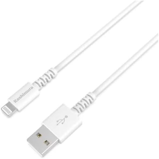 Kashimura USB Charging & Sync Cable 6.6 ft 2 m LN WH