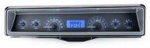 1966-67 Chevy Nova VHX System, Carbon Fiber Face - Blue Display