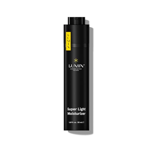 Lumin - Super Light Moisturizer Men - Ideal for Control Oily Skin, Skin Care for Men, Reduce Appearance of Fine Lines, Boost Hydration With Hyaluronic Acid, Daily Use, 50ml