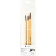 Yasutomo Calligraphy Brush Set, 3 Pieces, Arts and Crafts Supplies