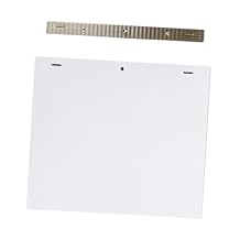 Bothyi Comic Tool Fixed Paper Feet 3 Pin Animators Tool Metal 25cm Ruler Animation Peg Bar for Comic Drawing Manga Artistic Projects, with 200 Sheets