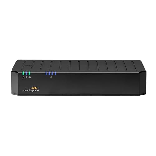 Cradlepoint E100-C7C Cat 7 Router 300 Mbps Modem with Wi-Fi | BK01-0100C7C-GN | 1-Year NetCloud Small Branch Essentials | North America