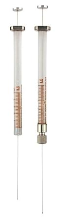 CHEMGLA - Syringe- Micro- Gas-Tight- Kloehn- 5uL capacity- R emovable Needle- 26s Gauge, EA1
