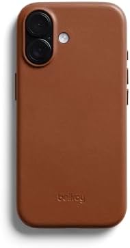Bellroy Phone Case for iPhone 17 Leather Phone case - Rust