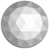 Stained Glass Jewels - 20mm Round Faceted - Crystal