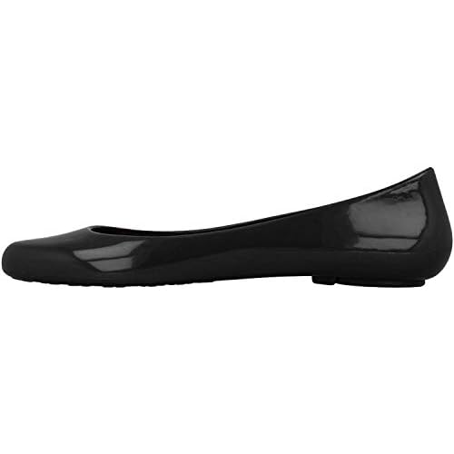 Shiny Licorice Ballet Flats by Oka-B