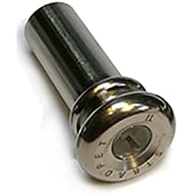 titanium end button, hollow & soild type for violin and viola in bright and gun gray (S 7.8mm, Hollow Bright)