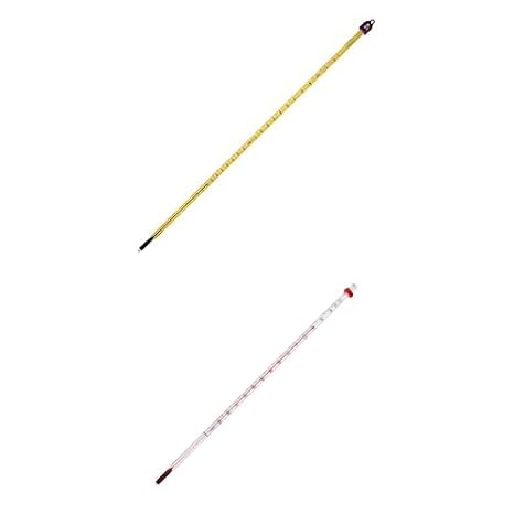 SP Bel-Art Bundle of 2 H-B Easy-Read Thermometer (-10 to 225C, Total Immersion) + H-B DURAC General Purpose Thermometer (-20 to 150C, Total Immersion), Environmentally Friendly, Lab Use