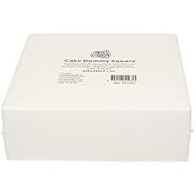 FunCakes Cake Dummy Square: Cake Decorating, Reusable Dummy, Make The Perfect Square Dummy, 20x20x7 cm