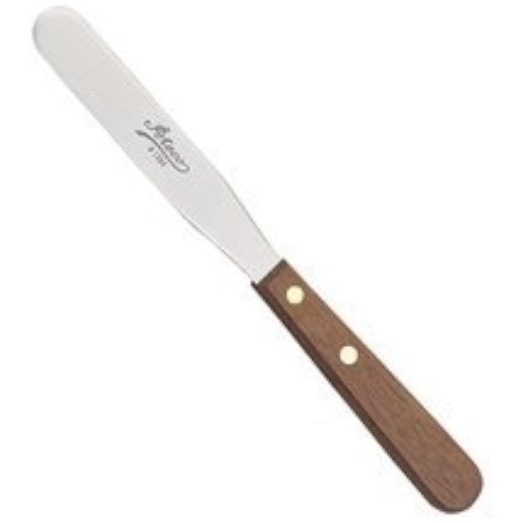 Ateco Small SS 4-14 Spatula w Wood Handle