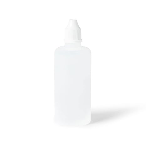 United ScientificTM , 60mL Leakproof Dropping Bottle, Pre-Assembled Cap, Pack of 12