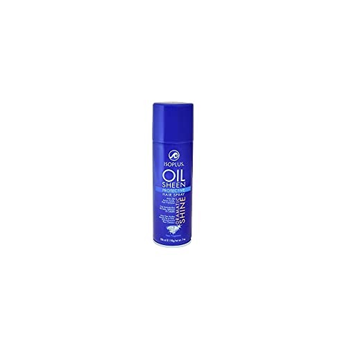 Isoplus Oil Sheen Regular Hair Spray 7 Oz,Pack of 2