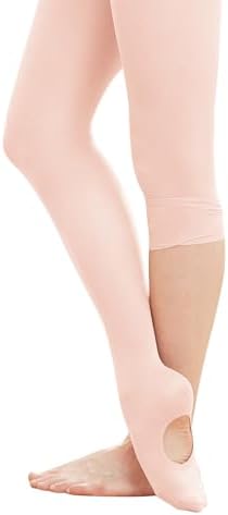Stelle Women's Ballet Tights Convertible Dance Leggings Ultra Soft Pro Transition Tight
