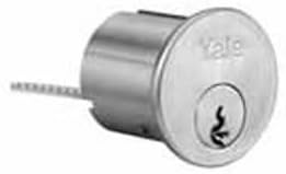 Yale 1109-GA-626 Standard Rim Cylinder for Exit Devices and Trim with 2 Key Blanks