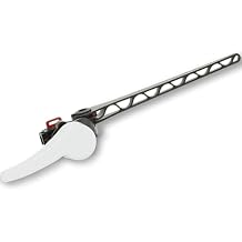Korky Toilet Handle, White - Metal Handle - Tank Lever Replacement - Universal to Fit Front, Angled, Side, Left, Mount Toilet 6065BP