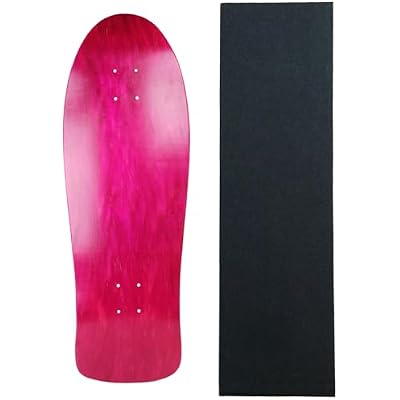 Moose Old School Skateboard Deck Blank Retro 80s 10 x 30 Fish Shape with Black Griptape Sheet