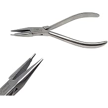 Dental Jarabak Plier Precision Serrations & Grooves Loop Forming Bending Closing Light Wire Orthodontic Pliers Stainless Steel