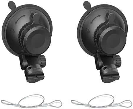 Dash Cam Mount, Windshield Suction Cup Mounting Bracket, Suction Cup Bracket, Suitable for R2-4K and R2-4K PRO Car Recorder Models 2 Sets