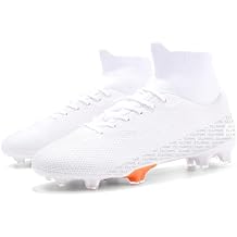 Mens Soccer Cleats Lightweight Football Boots Breathable Professional Sneaker Sport Athletic Ground Shoes