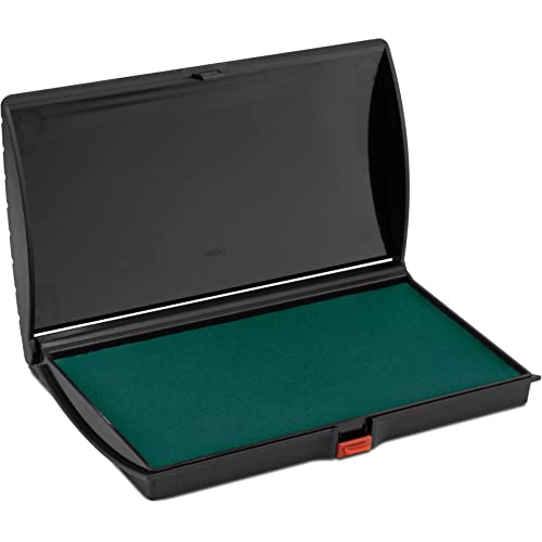 Large Premium Green Ink Stamp Pad - 3 by 6 - Quality Felt Pad