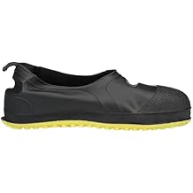 Tingley Overshoes WORKBRUTES Steel Toe Overshoe Black/Yellow Sole XS (US Men's 5-6.5, Women's 7-8.5) Medium