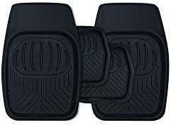Black Rubber Heavy Duty Deep Tray Floor Mud Mats New