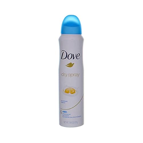Dove Dry Spray Antiperspirant, Nourished Beauty 3.80 oz Pack of 8