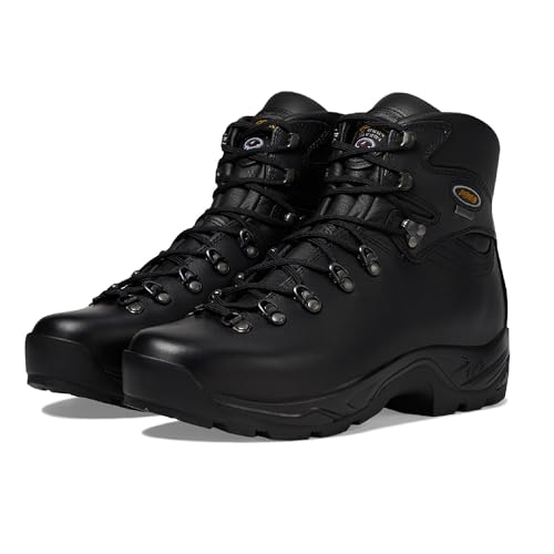ASOLO Mens TPS 520 GV Evo Waterproof Round Toe Backpacking Boots Full-Grain Leather Hiking Boots with Vibram Sole