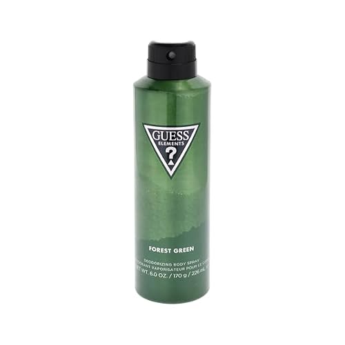 Guess Elements Forest Green Deodorizing Body Spray For Men, 6.0 Oz.