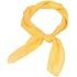 Vintage Soft Chiffon Scarf 50s Square Neck Head Scarf for Women