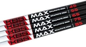 KBS MAX Graphite Iron Golf Shafts 5-PW, Set of 6 Shafts (Choose Flex)