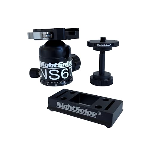 BOG DeathGrip Ball Head Conversion Kit | Ball Head Adapter  Arca-Swiss Saddle Mount  NS67 Ball Head | for use with BOG DeathGrip Tripod
