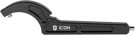 ICON Billet Coilover Preload Adjustment Spanner Wrench, 2 Pin, 198001