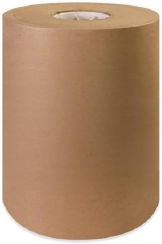 12" Wide x 1200' Long 30lb Thickness Brown Kraft Paper Roll For Packing, Shipping, Gift Wrapping Crafts, Cushioning Void Fill Rolls 100% Recycled Material