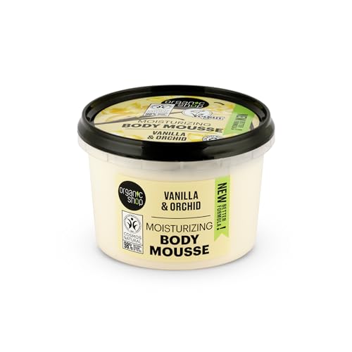 Organic Shop Body Mousse Bourbon Vanilla Organic Vanilla & Orchid 250ml