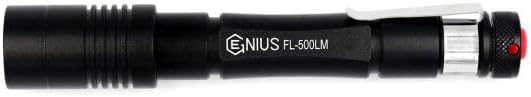 GENIUS TOOLS LED Flashlight 500 Lumens Portable Handheld Work Light FL-500LM