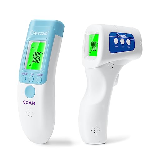 [Value Bundle] Berrcom Forehead Thermometer JXB183 & Berrcom Digital Non Contact Infrared Forehead Thermometer for Adults and Kids JXB178