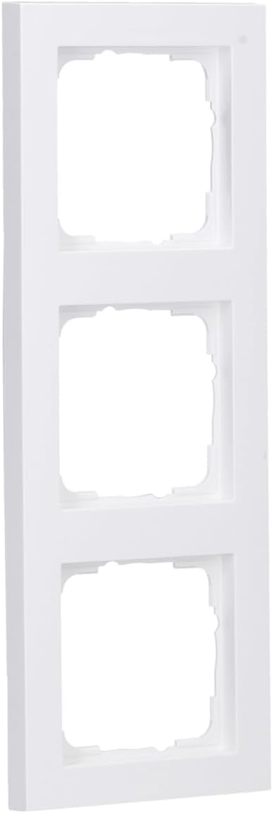 GIRA 21322 E2 Frame Triple Unit Pure White Matte, 021322 [Energy Class B]