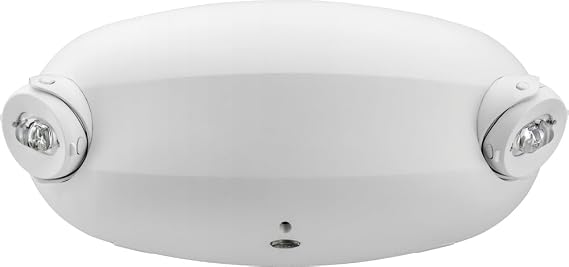 Lithonia Lighting Quantum Emergency Light, 2 Aimable Lamp Heads, 120/277V