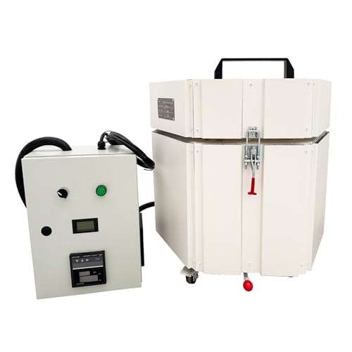 Yokoma Electric Kiln High Temperature Heating Machine Hexagonal Electric Kiln Ceramic Intelligent Ceramic Firing Machine for HouseholdTeaching Use, AC220V Single-Phase