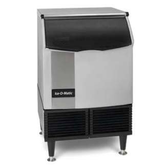 Ice-O-Matic ICEU220FA 238 lb. Air Cooled Undercounter Full Cube Ice Machine w/ 74 lb. Bin