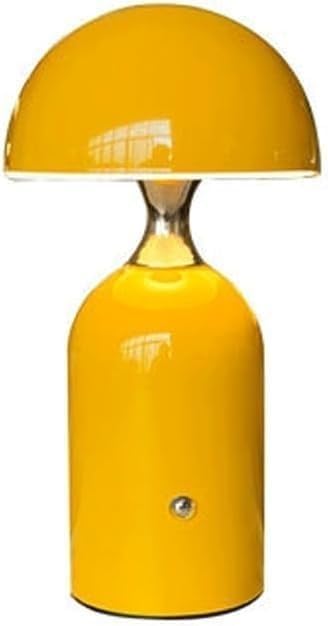Creative Colorful Mushroom Acrylic Modern Warm Study Room Living Bedroom Apartment Dormitory Table LampYellow