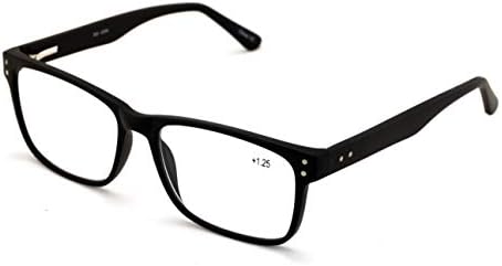 V.W.E. Large Men Premium Rectangle Reading Glasses - Wide Fitment Optical Quality Reader